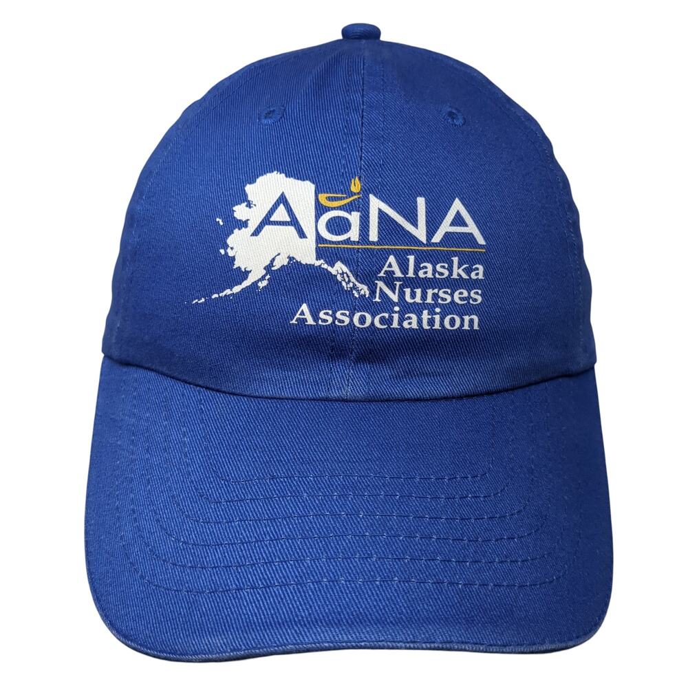 Aana Alaska Nurses Association Baseball Cap Blue One Size Adjustable Norwood
